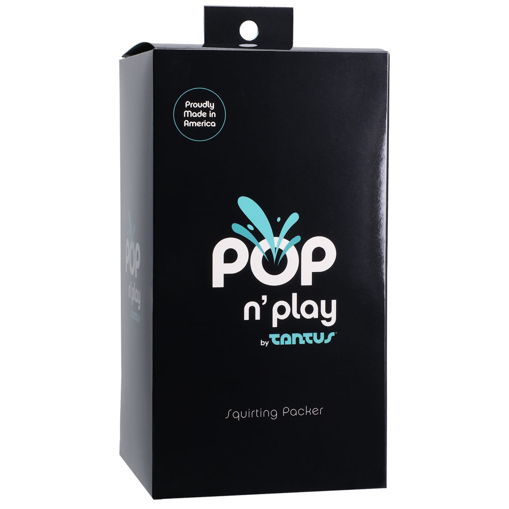 Tantus POP n' Play Squirting Packer Espresso - Fantasies Boutique