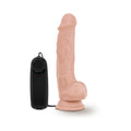 Dr. Skin Dr. Tim Realistic 7.5 in. Vibrating Dildo with Balls Beige - Fantasies Boutique