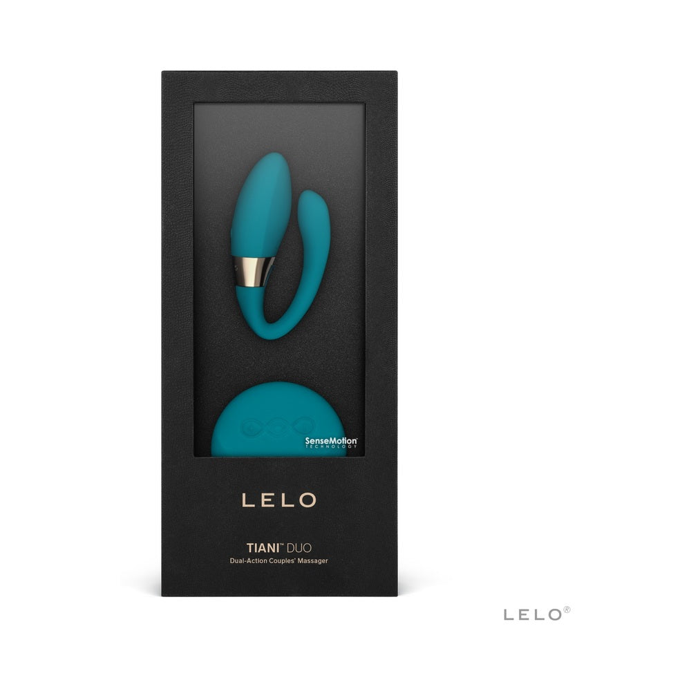 LELO TIANI DUO Rechargeable Dual Stimulation Couples Vibrator With Remote Ocean Blue - Fantasies Boutique