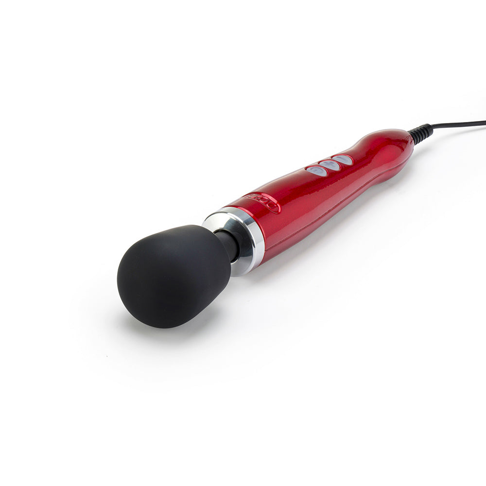 Doxy Die Cast Wand Vibrator Red - Fantasies Boutique