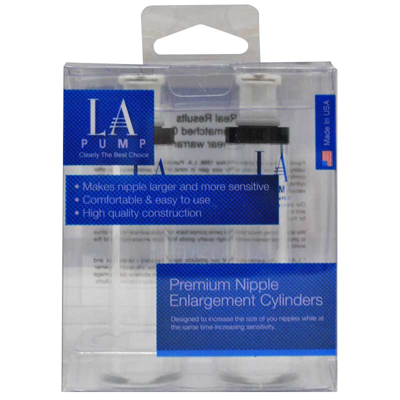 LA Pump Nipple Cylinders 0.75in - Fantasies Boutique