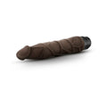 Dr. Skin Vibe 1 Realistic 9 in. Vibrating Dildo Brown - Fantasies Boutique