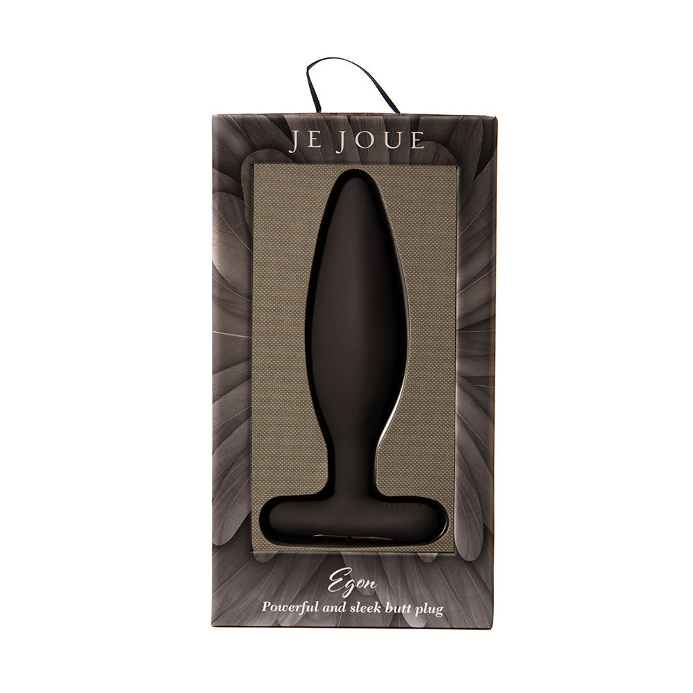 Je Joue Egon Vibrating Butt Plug Black - Fantasies Boutique