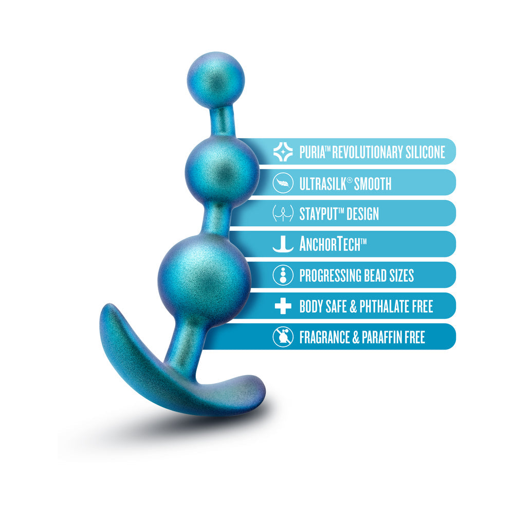 Anal Adventures Matrix Gamma Plug Neptune Teal - Fantasies Boutique