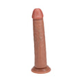 RealRock Two in One 7 in. / 8 in. Dildo Tan - Fantasies Boutique