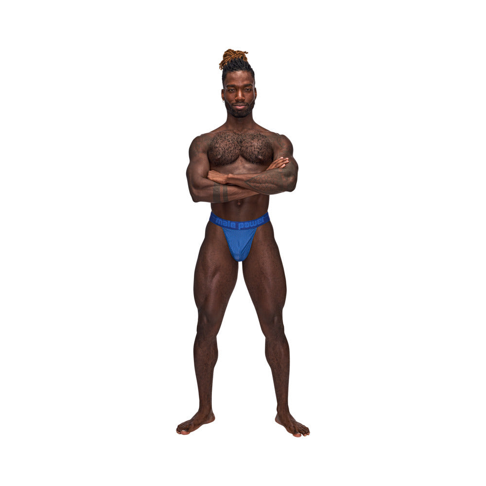 Male Power Sexagon Micro V Thong Royal S/M