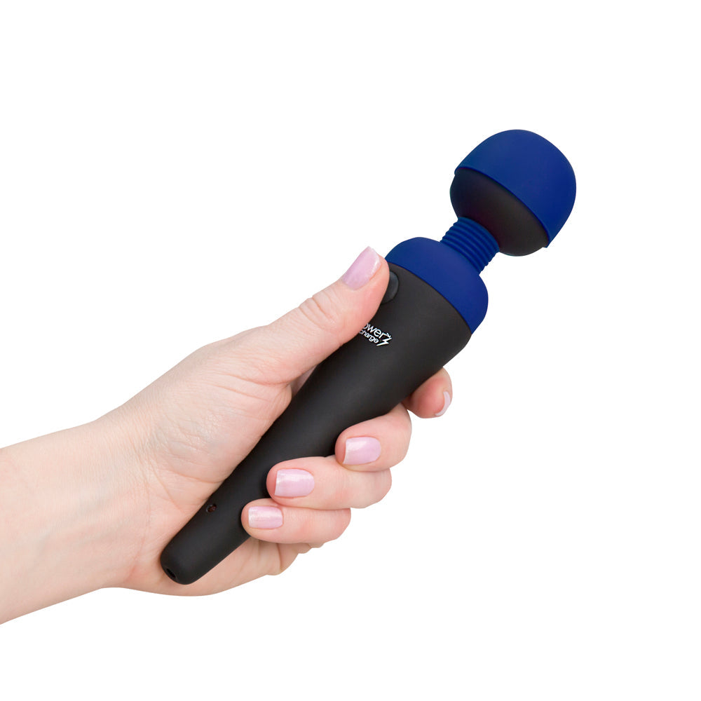 Palmpower Massager USB Rechargeable Blue - Fantasies Boutique