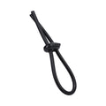Rock Solid Black Silicone Double Lock Adjustable  Lasso/Bolo - Fantasies Boutique