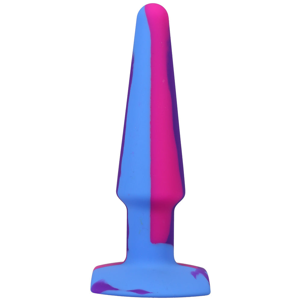A-Play Groovy 5 in. Silicone Anal Plug Berry - Fantasies Boutique