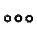 Renegade Chubbies Cock Rings 3-Pack Black - Fantasies Boutique