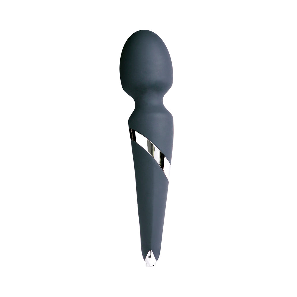 VeDO Wanda Rechargeable Wand Vibe - Just Black - Fantasies Boutique
