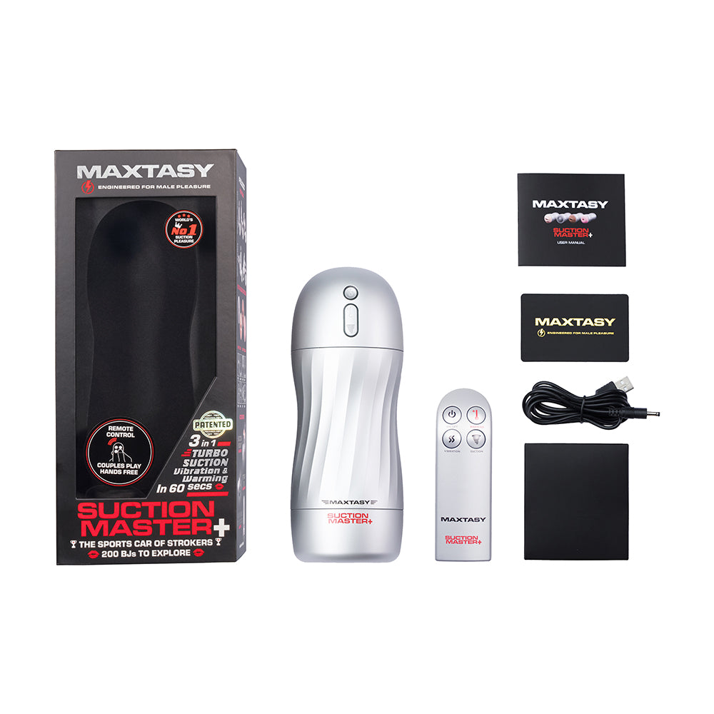 Maxtasy Suction Master Realistic With Remote Nude Plus - Fantasies Boutique
