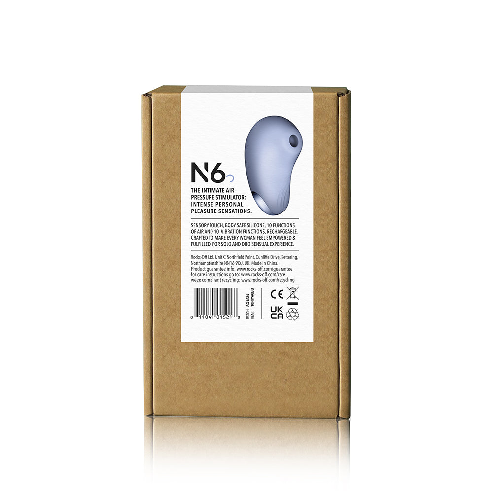 NIYA 6 Rechargeable Silicone Intimate Air Pressure Stimulator Cornflower - Fantasies Boutique
