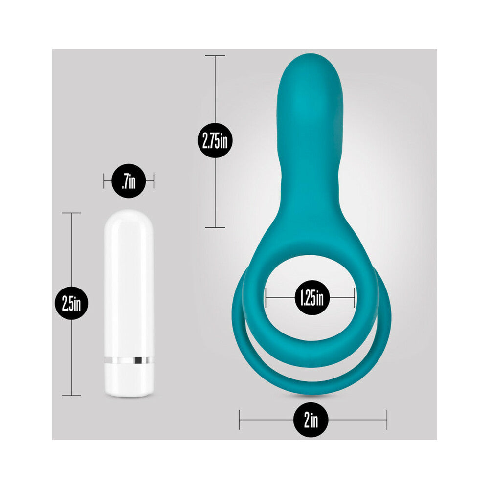 Blush Noje C2.Ring Rechargeable Vibrating Silicone Cockring Juniper - Fantasies Boutique
