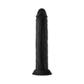 Shaft Model J 9.5 in. Liquid Silicone Dong Black