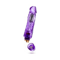Naturally Yours Wild Ride Realistic 9 in. Vibrating Dildo Purple - Fantasies Boutique