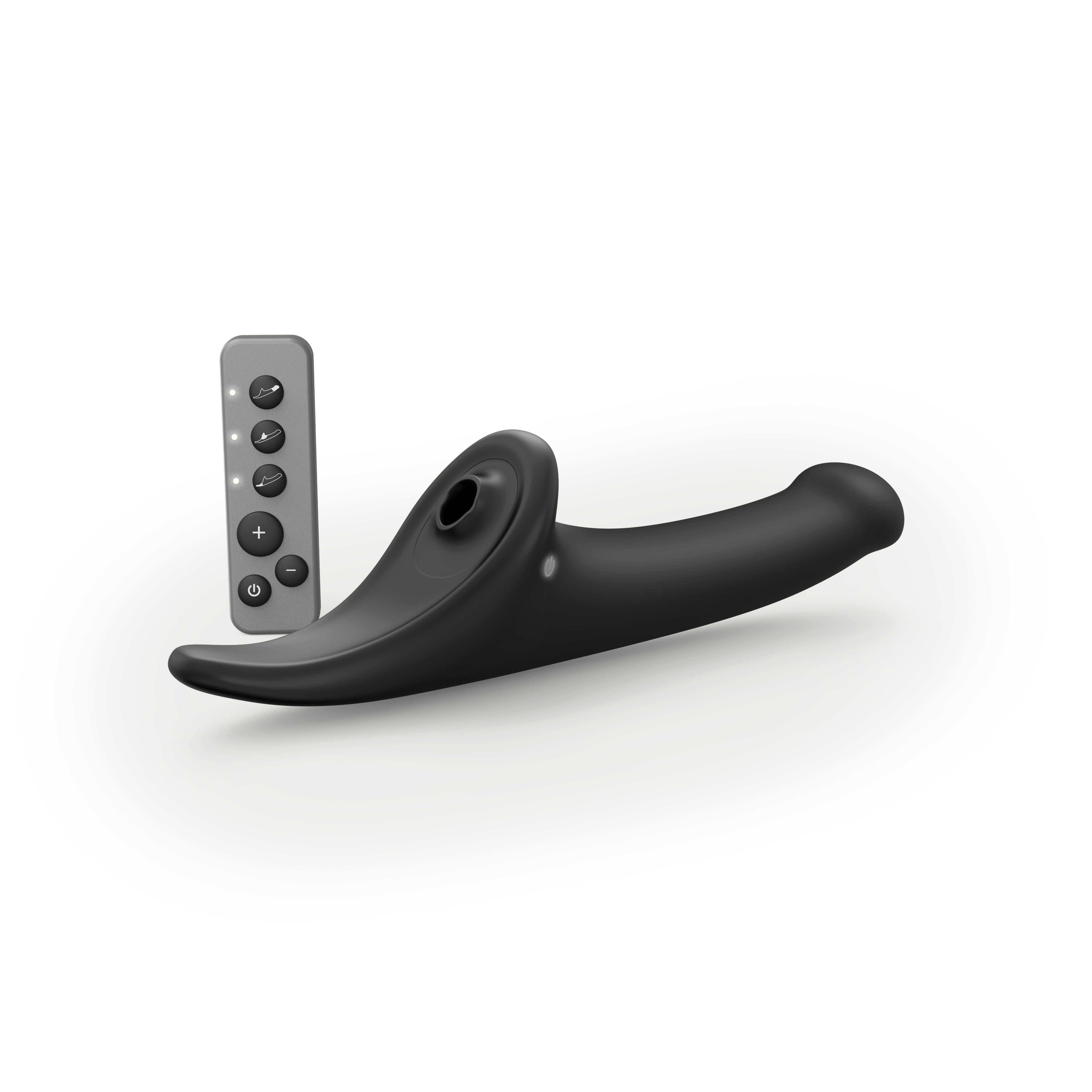 Strap-On-Me Multi Orgasm Dildo Medium Black