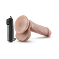 Dr. Skin Dr. Rob Realistic 6 in. Vibrating Dildo with Balls Beige - Fantasies Boutique
