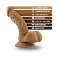 Loverboy Papito Realistic 6.5 in. Dildo with Balls Tan - Fantasies Boutique
