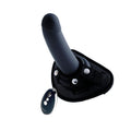 Vedo Strapped Rechargeable Strap-On Just Black - Fantasies Boutique