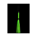 Ouch! Glow in the Dark Bonded Leather Flogger Neon Green
