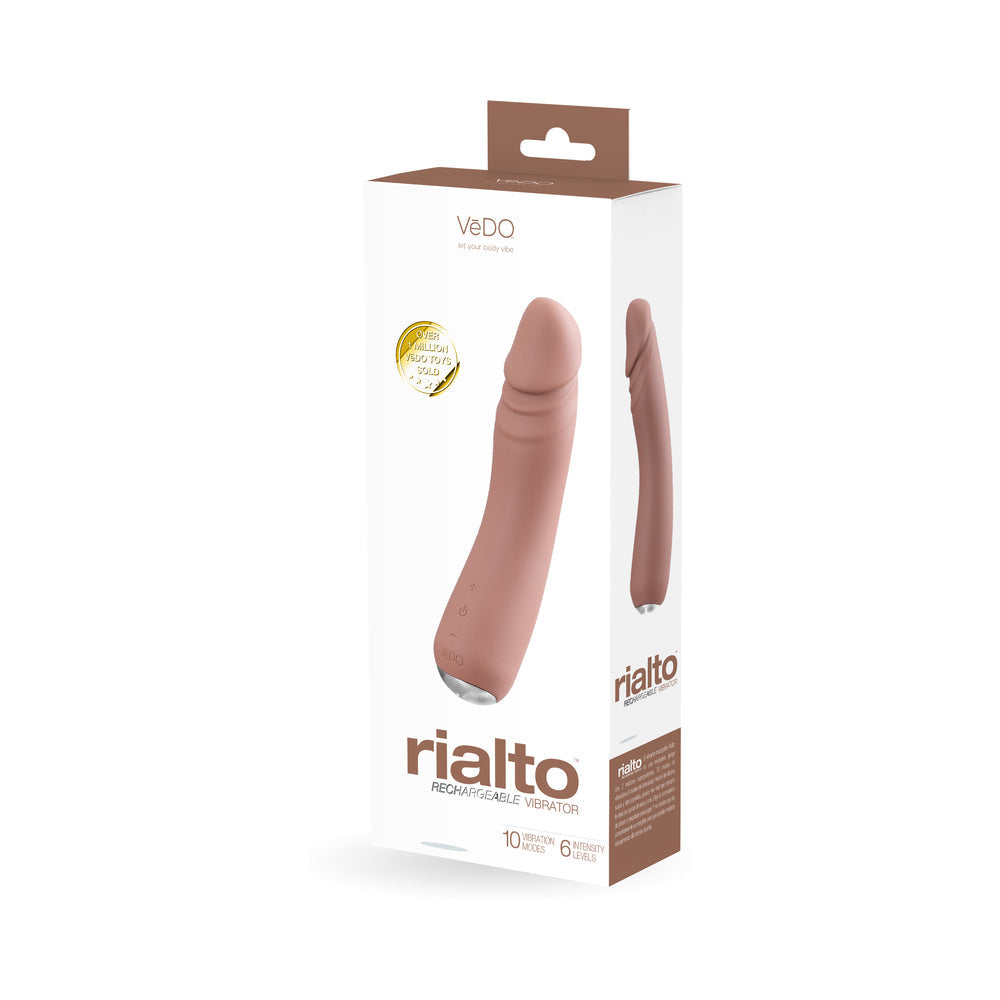 Vedo Rialto Rechargeable Vibe Mocha - Fantasies Boutique