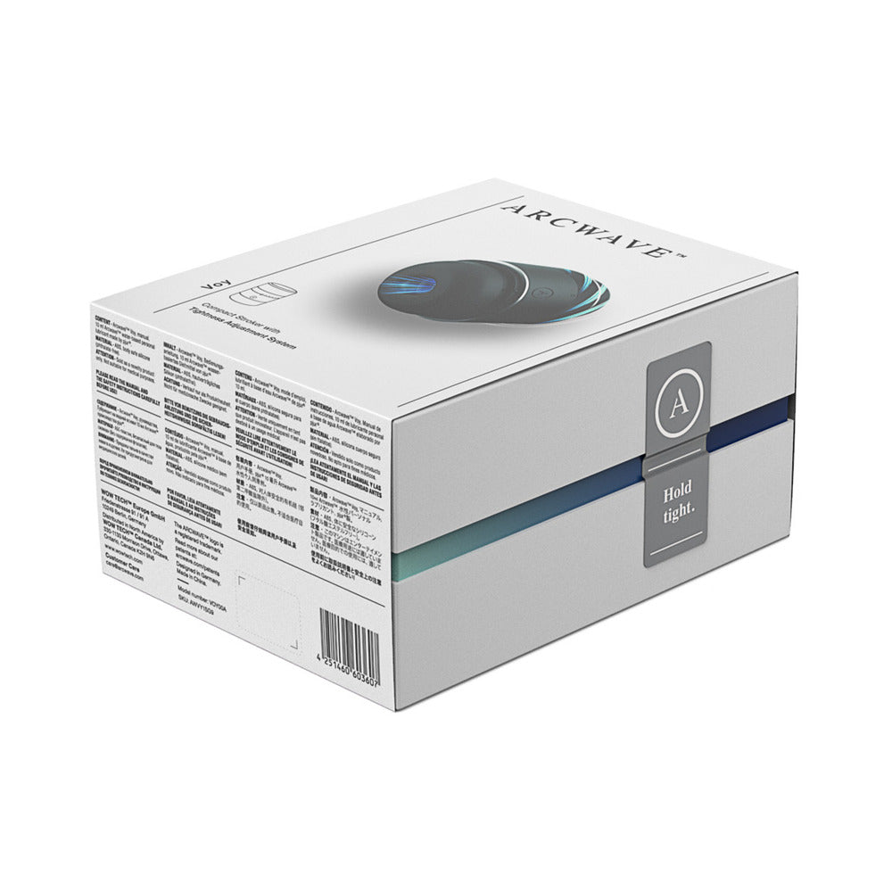 Arcwave Voy Compact Stroker With Tightness Adjustment System Black - Fantasies Boutique