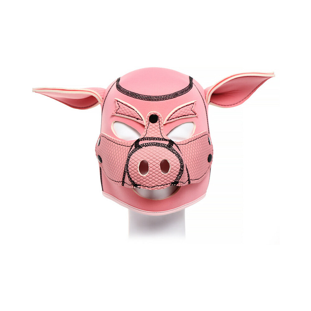Ple'sur Neoprene Pig Mask Hood Pink Bag Packaging - Fantasies Boutique