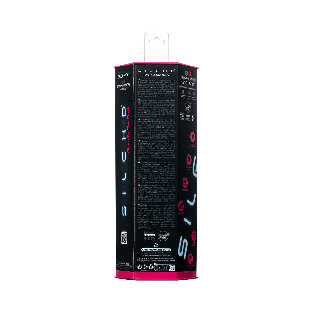 SILEX-D The Original Model 1 Dildo 7 in. Glow-in-the-Dark Pink
