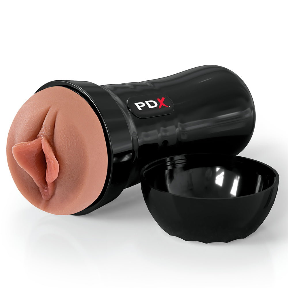 PDX Extreme Wet Pussies Super Luscious Lips Brown - Fantasies Boutique