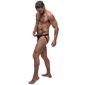 Male Power Grip & Rip Rip off Thong Black LX - Fantasies Boutique