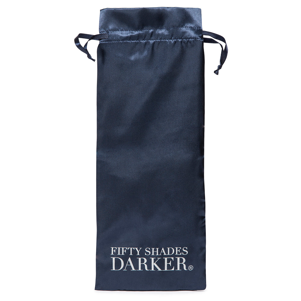 Fifty Shades Darker Oh My Rechargeable Silicone Rabbit Vibrator Slate Blue - Fantasies Boutique