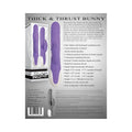 Evolved Thick & Thrust Bunny Rechargeable Thrusting Silicone Rabbit Vibrator Purple - Fantasies Boutique