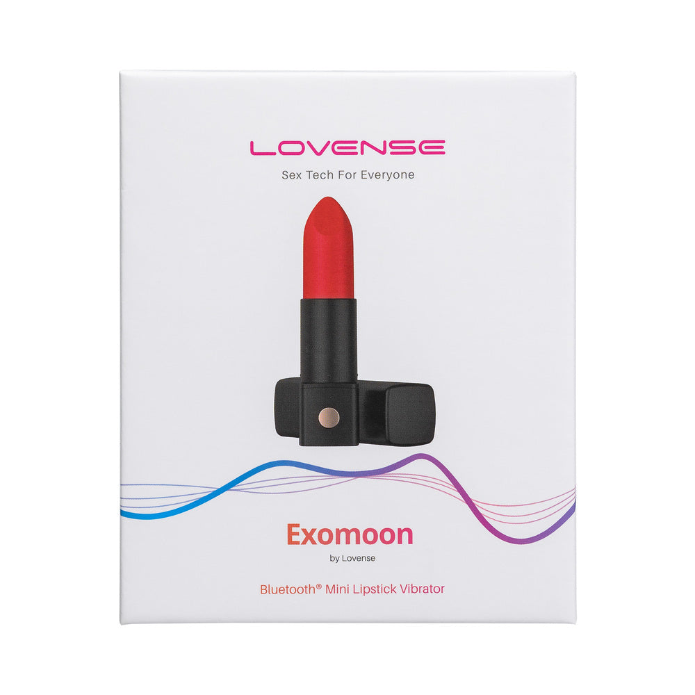 Lovense Exomoon Bluetooth Mini Lipstick Vibrator - Fantasies Boutique