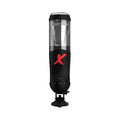 PDX Elite Deluxe Mega-Bator Rotating Thrusting Masturbator Clear/Black - Fantasies Boutique