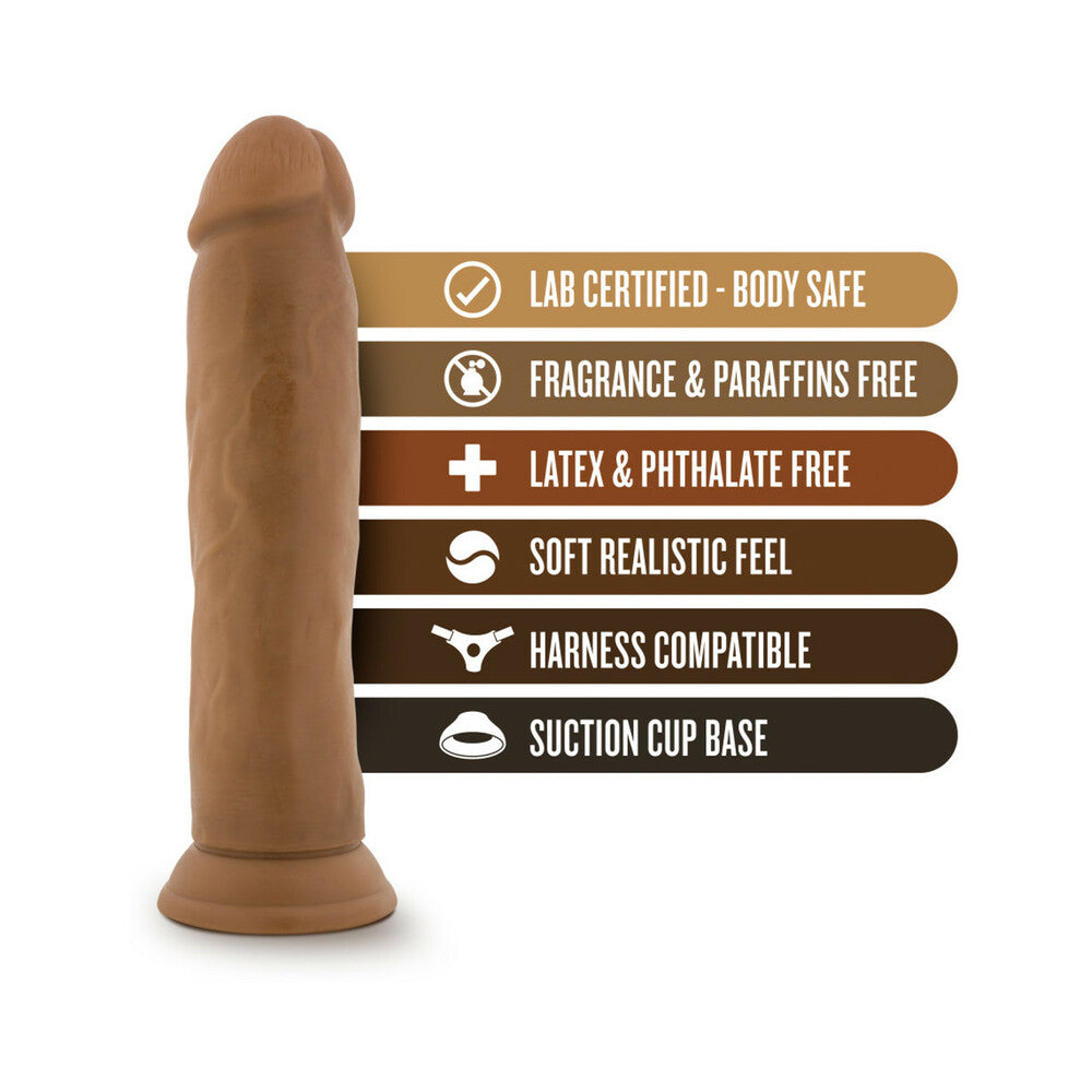 Dr. Skin Realistic 9.5 in. Dildo Tan - Fantasies Boutique
