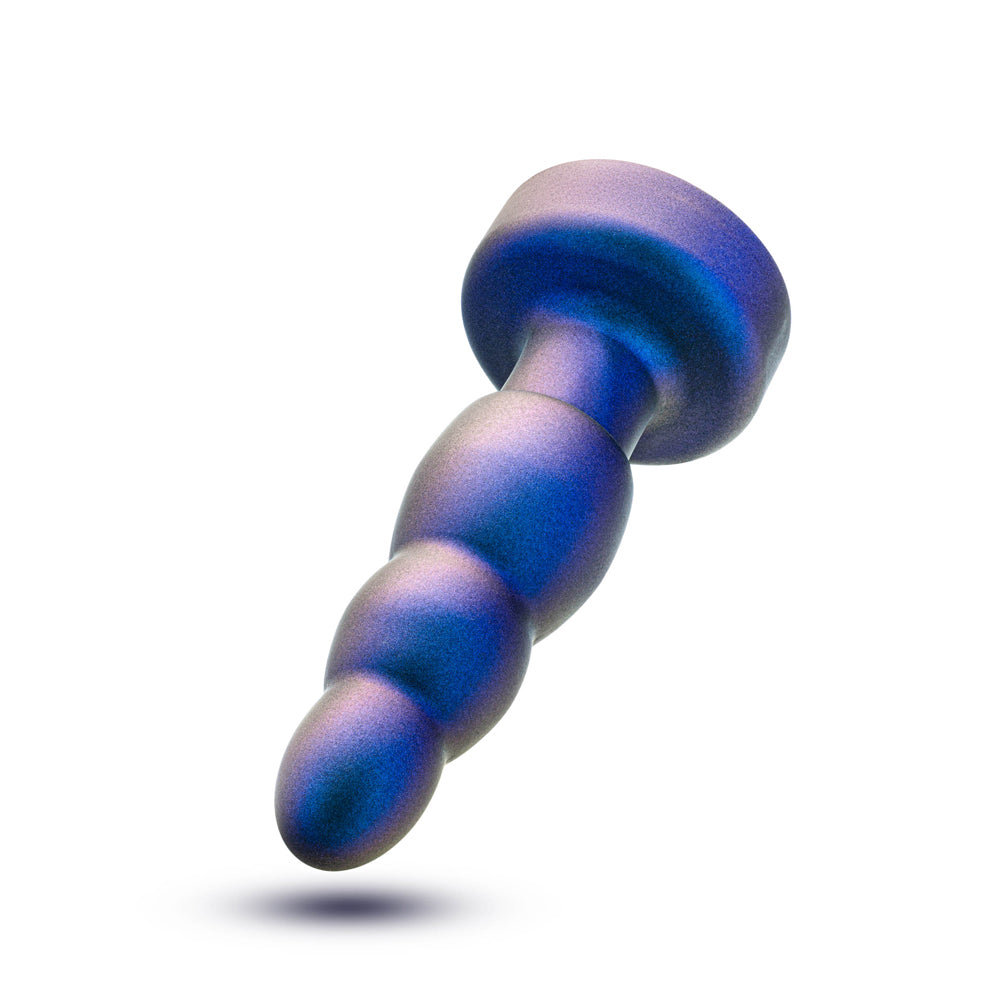 Anal Adventures Matrix Kinetik Plug with Remote Space Age Blue - Fantasies Boutique