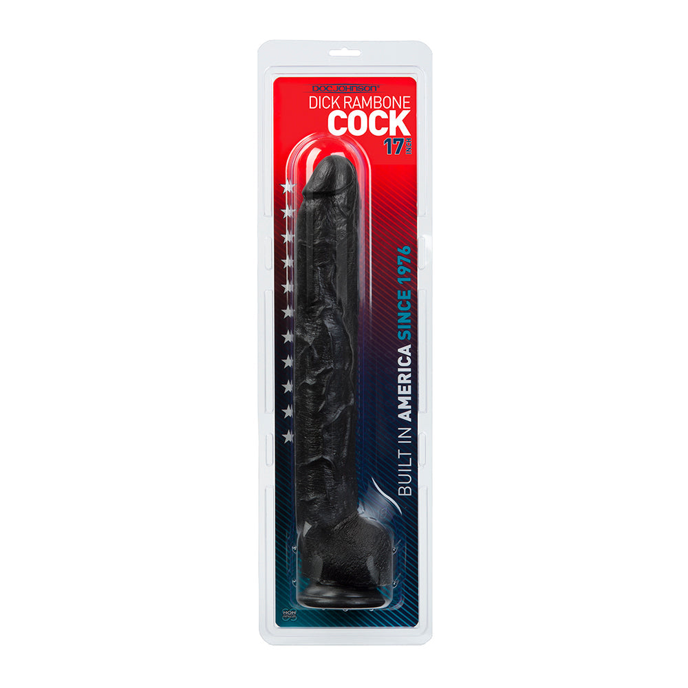 Dick Rambone: 18 in. x 2.5 in. Black - Fantasies Boutique