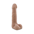 Blush Au Naturel Suave 7 in. Posable Dual Density Dildo with Balls Tan - Fantasies Boutique