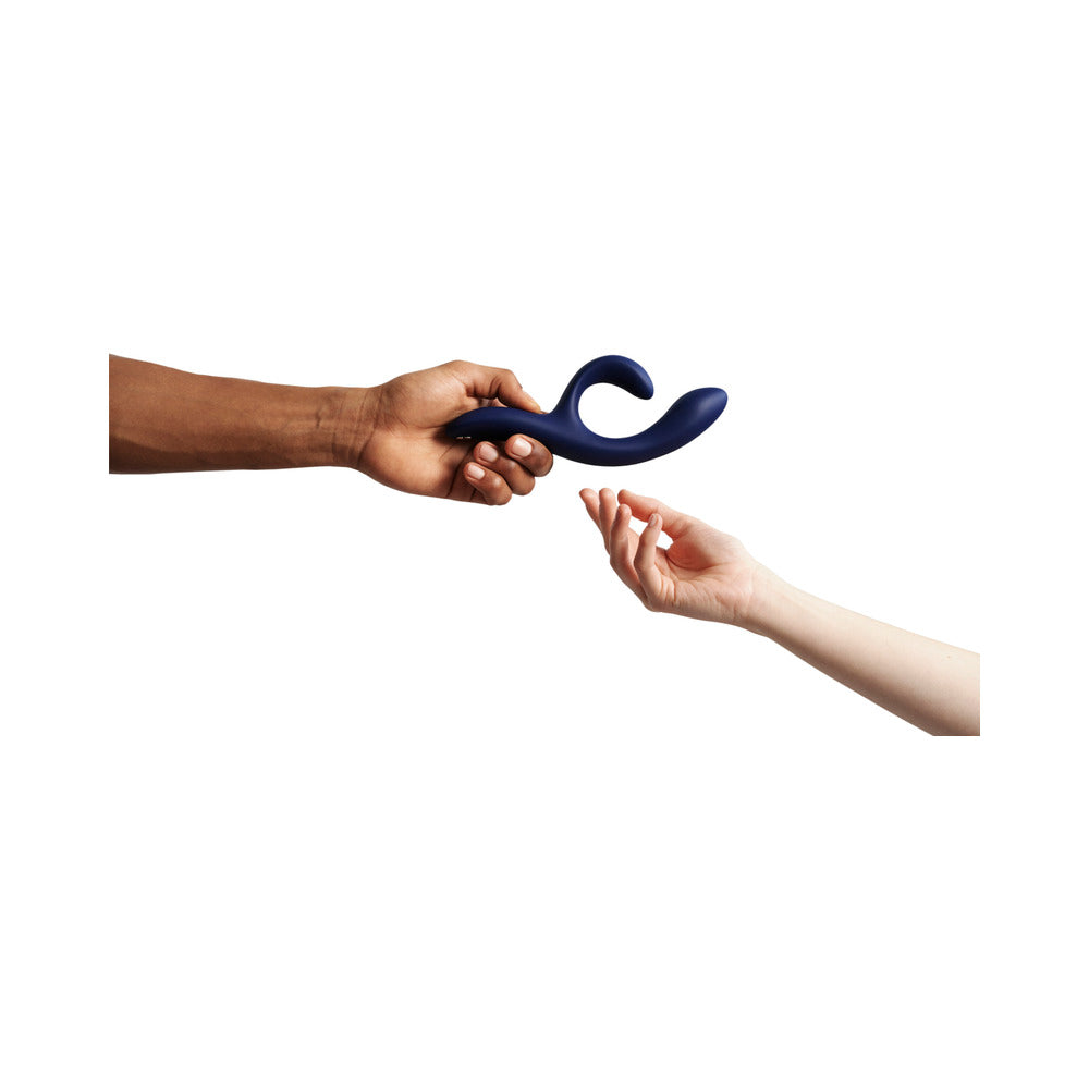 We-Vibe Nova 2 Rechargeable Flexible Silicone Rabbit Vibrator Midnight Blue - Fantasies Boutique