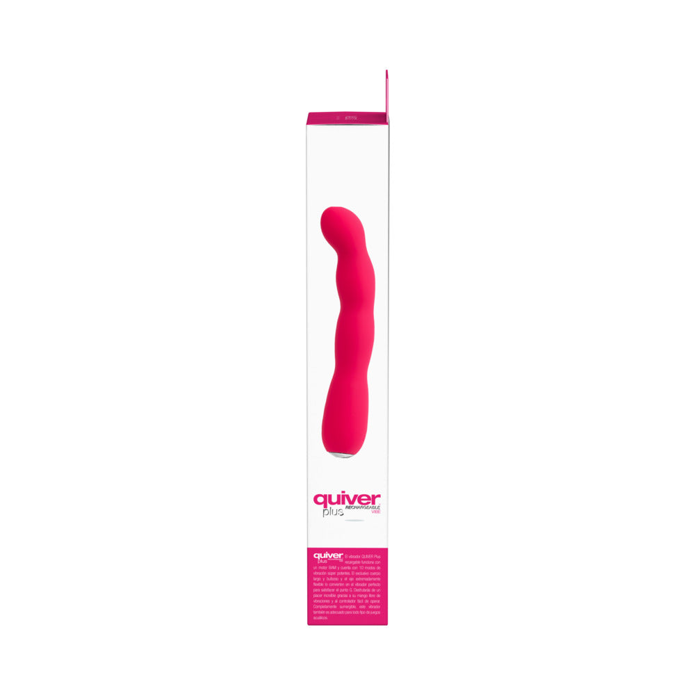 VeDO Quiver Plus Rechargeable Vibe Foxy Pink - Fantasies Boutique