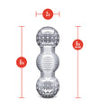 RIZE! Feelz Multi-Chambered Stroker Clear - Fantasies Boutique