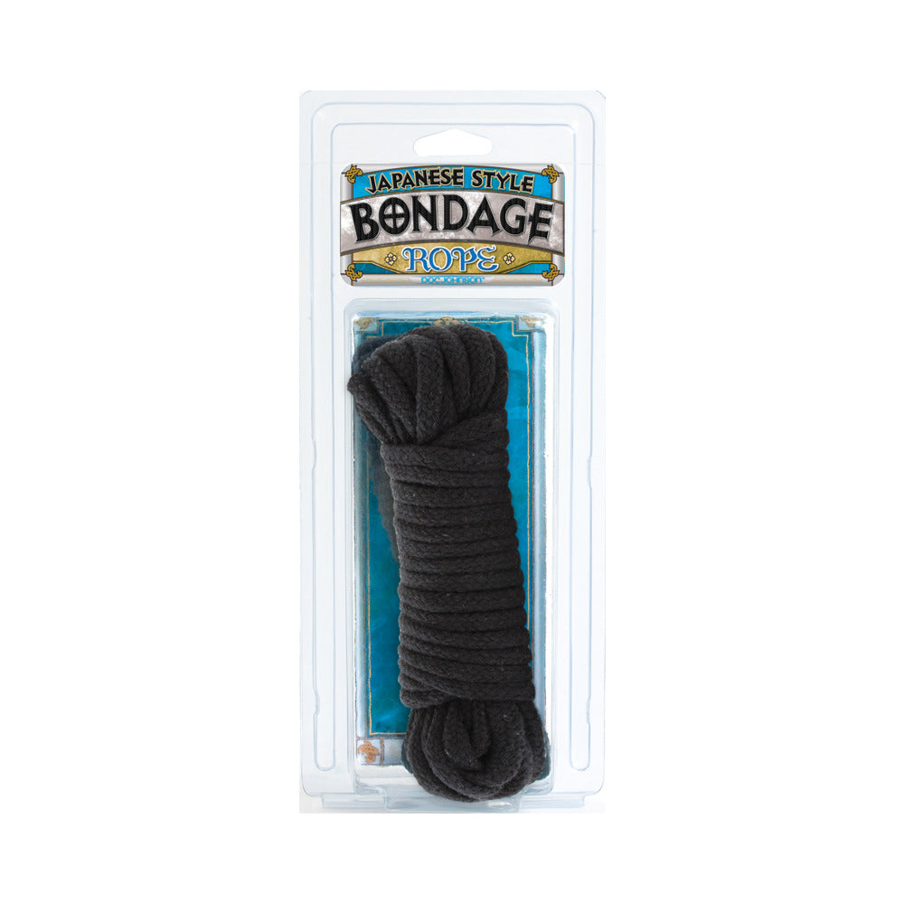 Bondage Rope Cotton (Black) - Fantasies Boutique