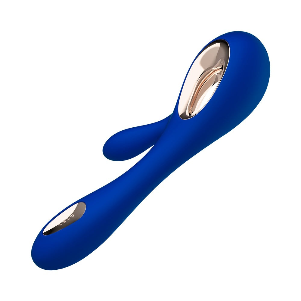 LELO SORAYA WAVE Rechargeable Rabbit Vibrator Midnight Blue - Fantasies Boutique