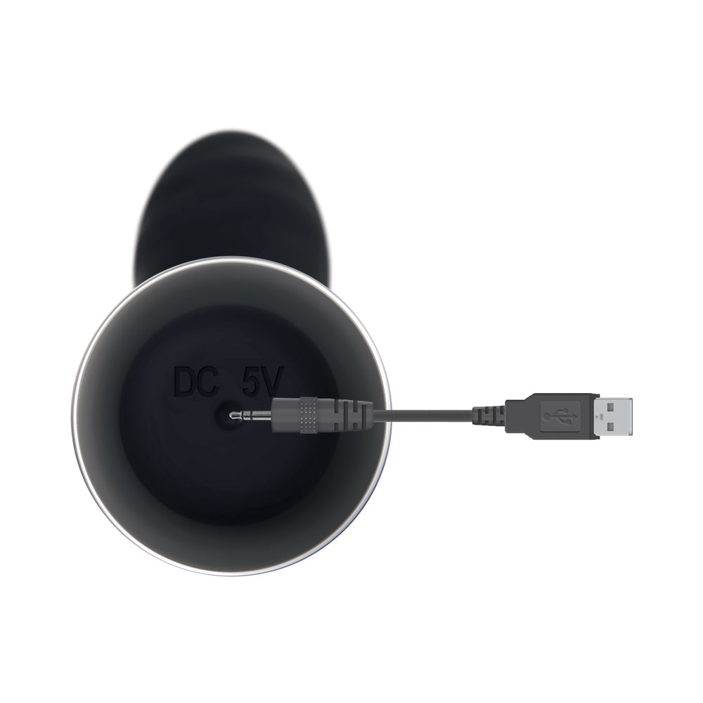 Evolved Skinny G Rechargeable Silicone Sli mline G-Spot Vibrator Black - Fantasies Boutique