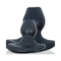 Oxballs Morphhole-1 Gaper Plug Small Black Ice - Fantasies Boutique