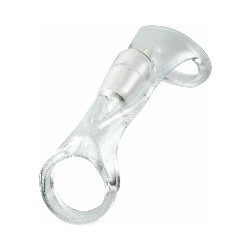 Fantasy X-tensions Vibrating Cock Sling Clear - Fantasies Boutique