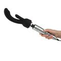 Doxy 3 Silicone Rabbit Wand Attachment Black - Fantasies Boutique