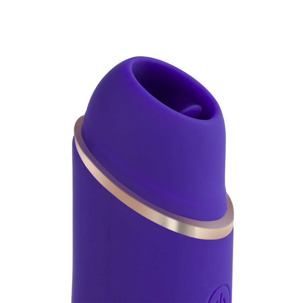 Honey Play Box Abby Mini Clit Tongue Licking Vibrator Purple - Fantasies Boutique