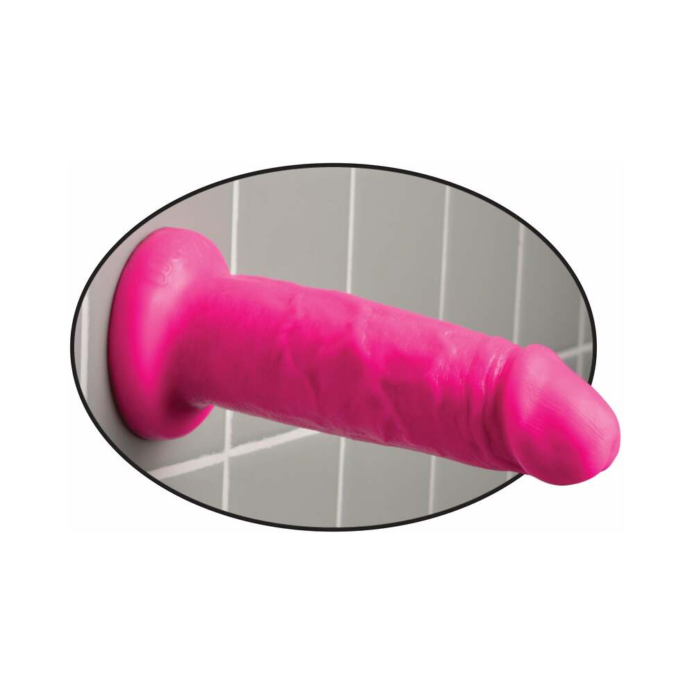 Pipedream Dillio 6 in. Chub Realistic Dildo With Suction Cup Pink - Fantasies Boutique